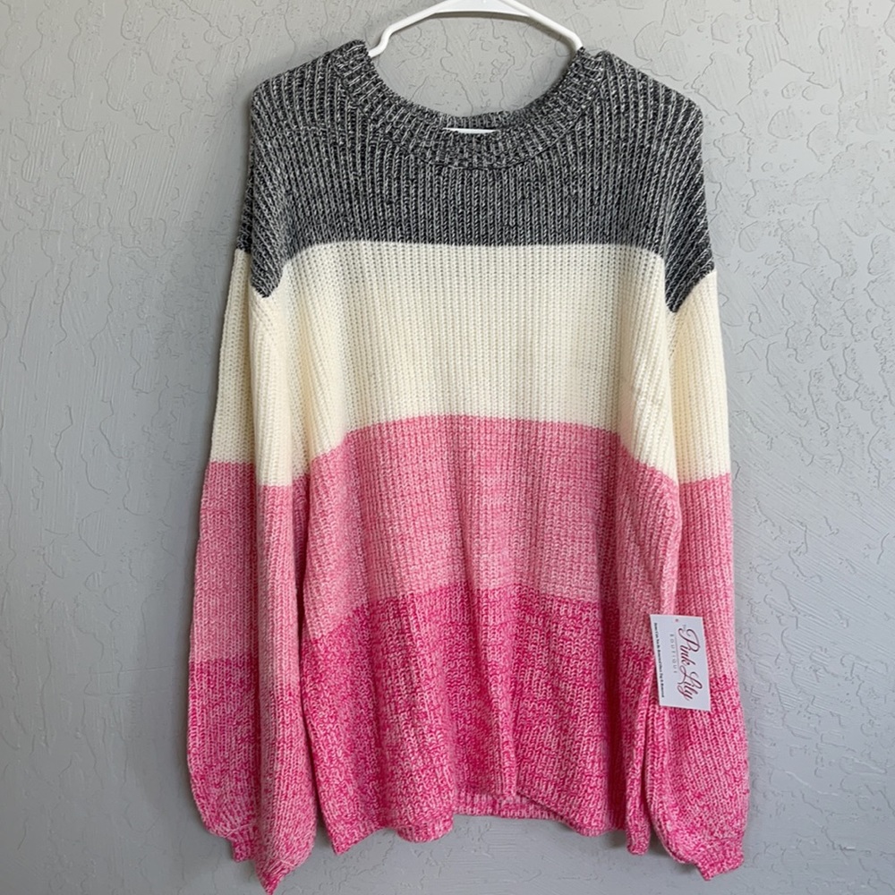 Color Block Sweater - Picture 2 of 3